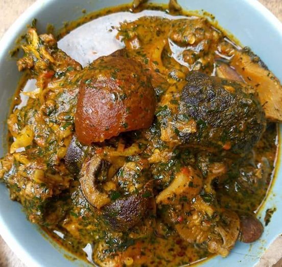 banga soup, Atama soup