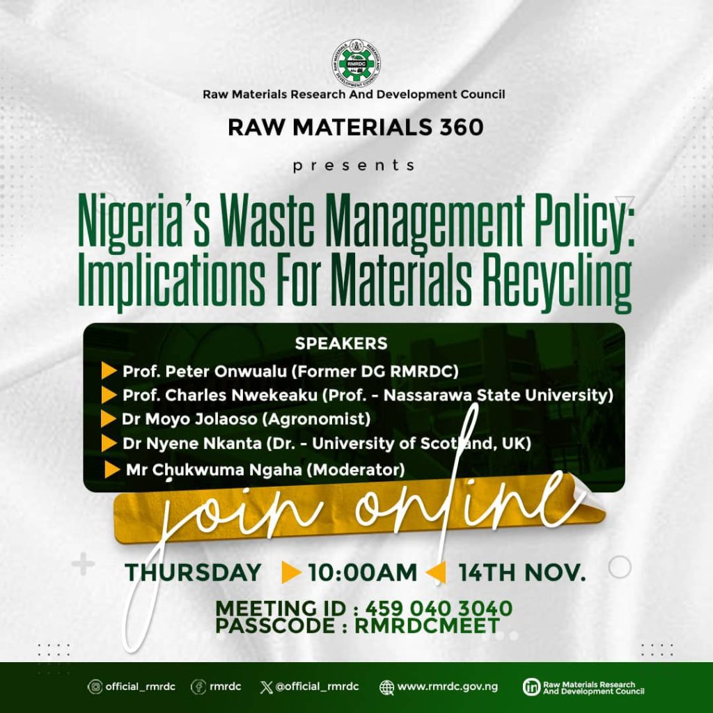 Entrepreneurial mindset, vital to developing good waste policies - Expe,rts, waste management